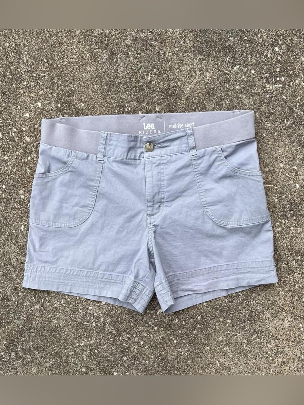 Lee Grey Cotton Shorts